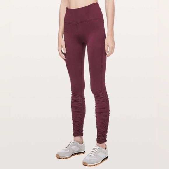 Lululemon Ready To Rulu Tight *28" Size
8 Adobe Lycra High Rise Ruched Leg - Picture 1 of 14